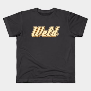 Weld typography Kids T-Shirt